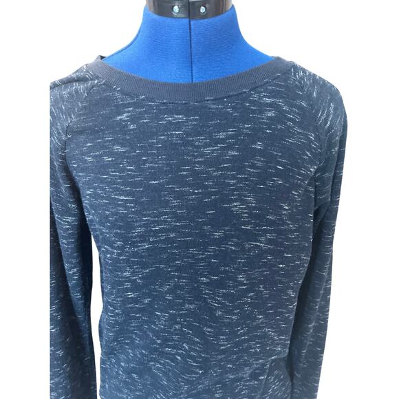 Threads 4 Thought Top Women's Size M Blue/White Fitted Waistband Casual Date - Picture 6 of 13